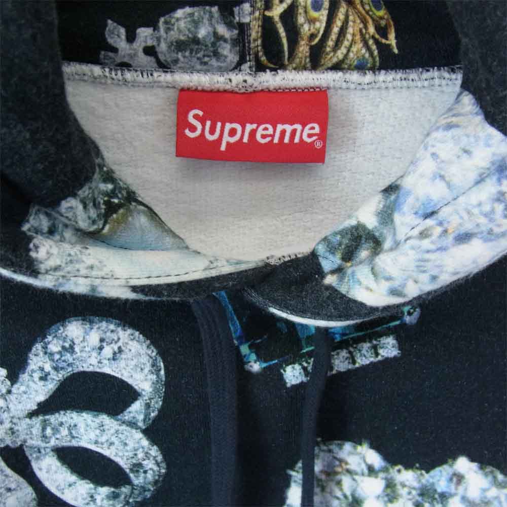 Supreme シュプリーム 18AW Jewels Hooded Sweatshirt ジュエル ブラック系 ブラック系 XL【中古】