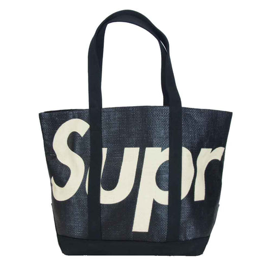 Supreme シュプリーム 20SS raffia tote ラフィア トート バッグ ブラック系 ブラック系【新古品】【未使用】【中古】