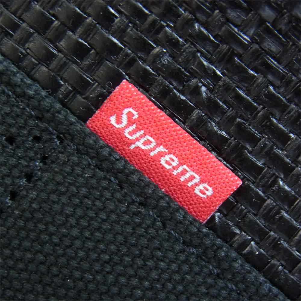 Supreme シュプリーム 20SS raffia tote ラフィア トート バッグ ブラック系 ブラック系【新古品】【未使用】【中古】