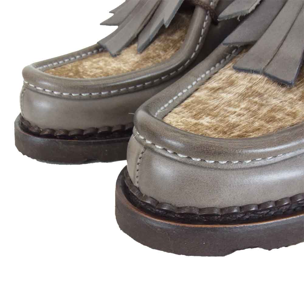Paraboot パラブーツ × ジュンコシマダ JUNKO SHIMADA 155084 MILLA GRIFF TOGO ハラコ ブーツ ブラウン系 37【新古品】【未使用】【中古】