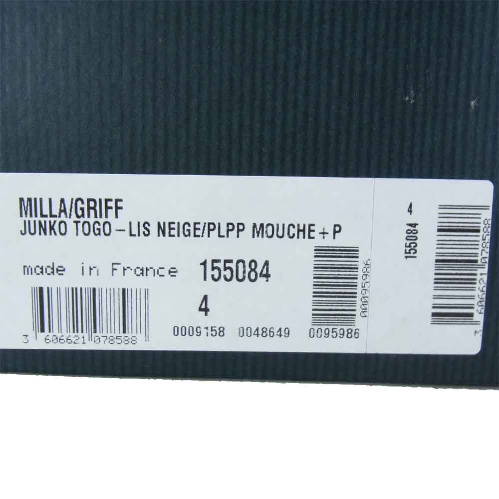 Paraboot パラブーツ × ジュンコシマダ JUNKO SHIMADA 155084 MILLA GRIFF TOGO ハラコ ブーツ ブラウン系 37【新古品】【未使用】【中古】