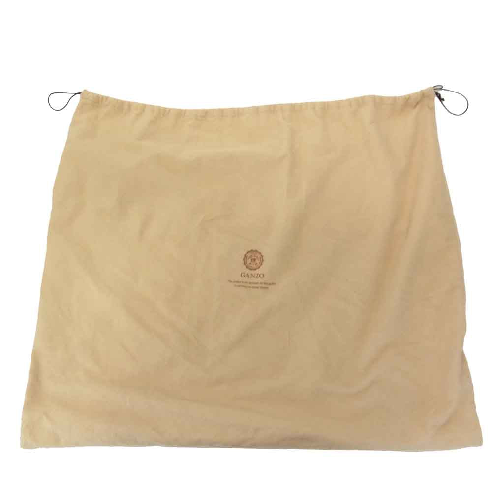 GANZO ガンゾ 57551 7QS-H レザー ブリーフケース バッグ チョコ ブラウン系 H30×W42cm×D10cm 持ち手(高さ)：14cm【中古】
