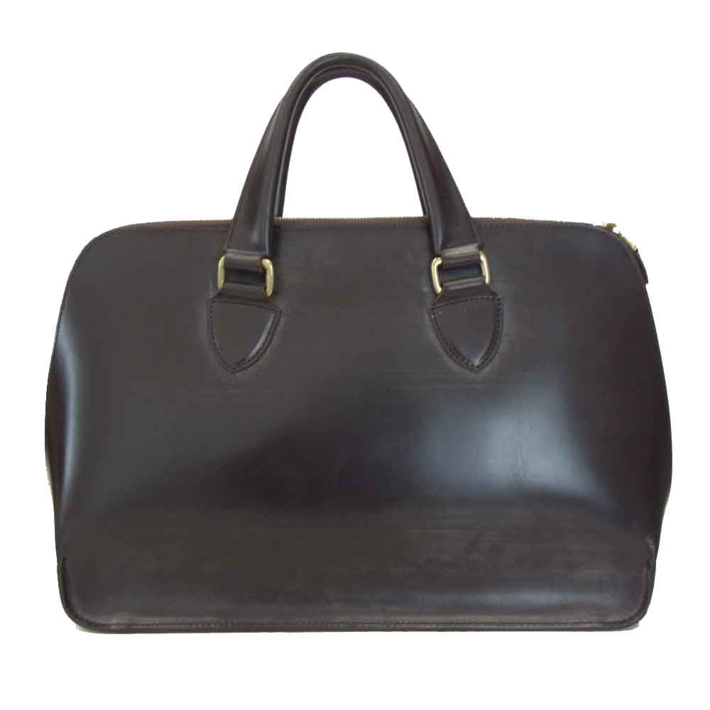 GANZO ガンゾ 57298 GUD レザー ブリーフケース バッグ バーガンディ ブラウン系 H30×W45×D11.5cm 持ち手(高さ)：15cm【美品】【中古】
