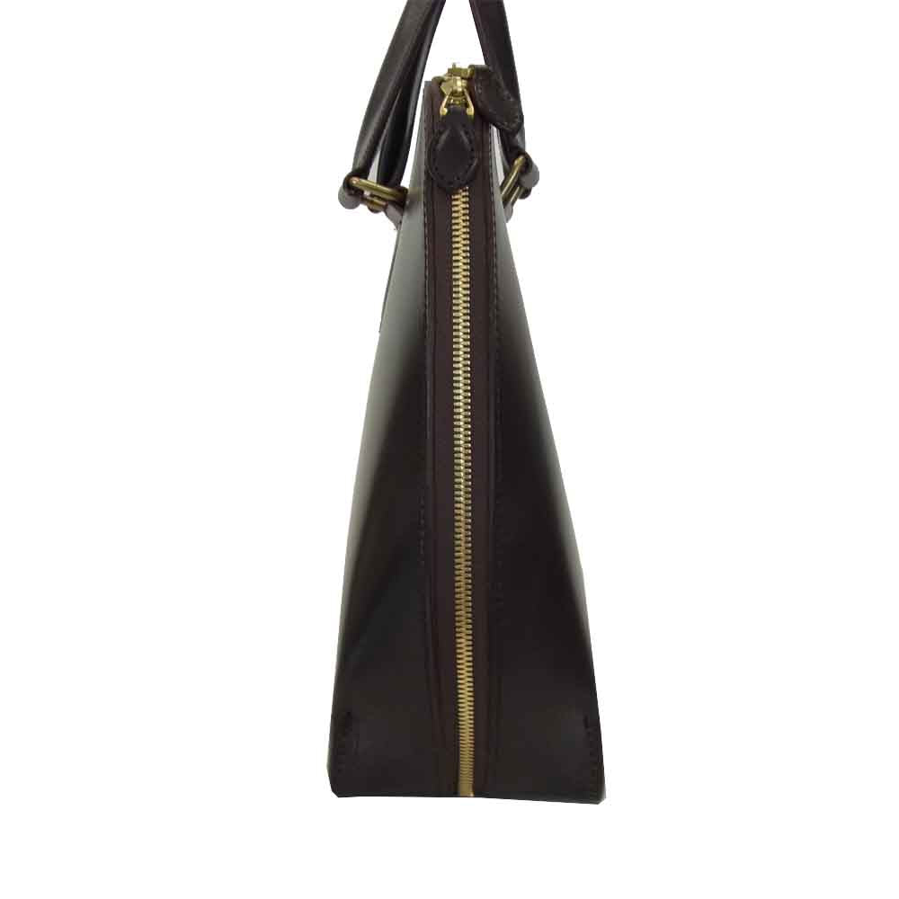 GANZO ガンゾ 57298 GUD レザー ブリーフケース バッグ バーガンディ ブラウン系 H30×W45×D11.5cm 持ち手(高さ)：15cm【美品】【中古】