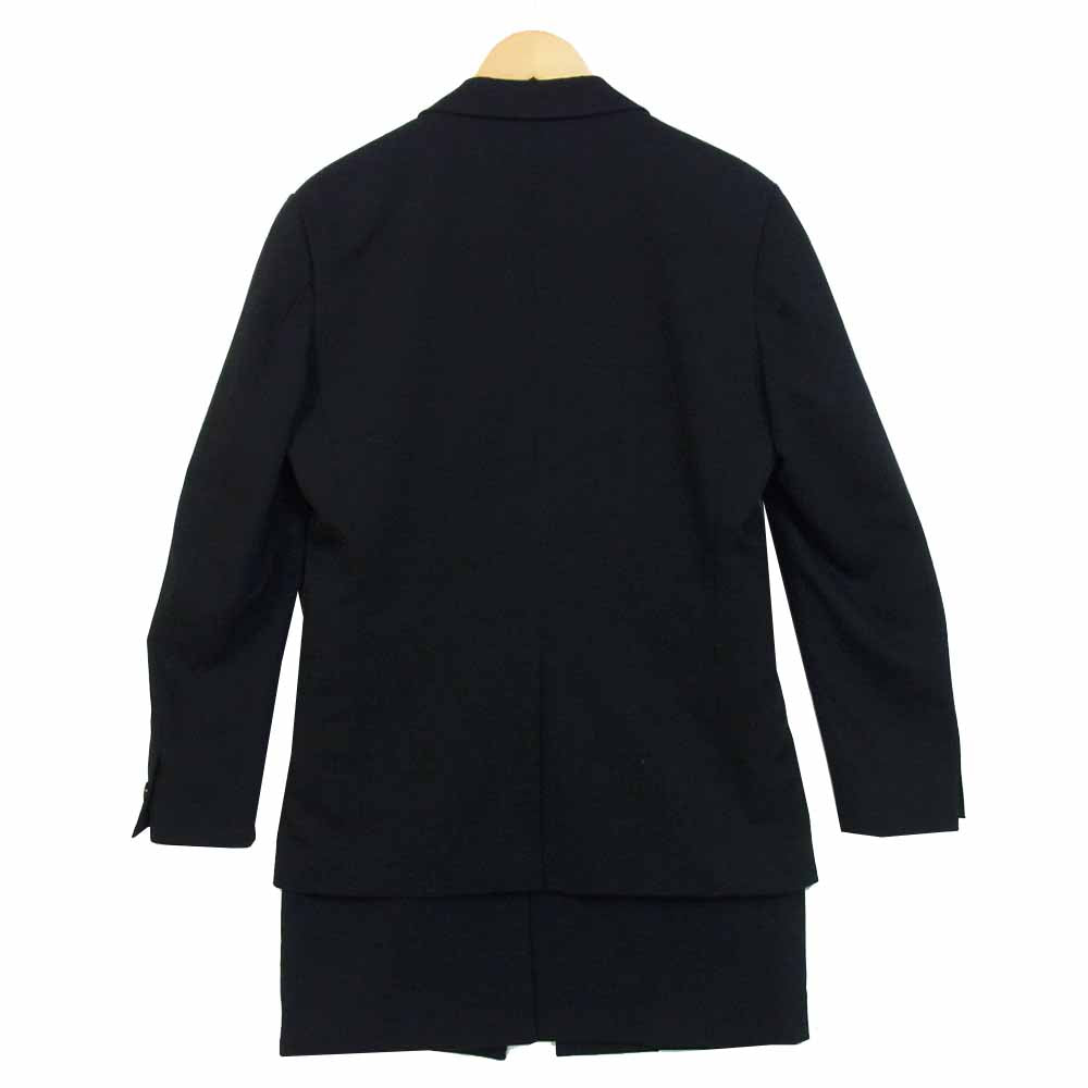 SHELLAC シェラック 530750 1B ジップ テーラード ジャケット ブラック系 L【新古品】【未使用】【中古】