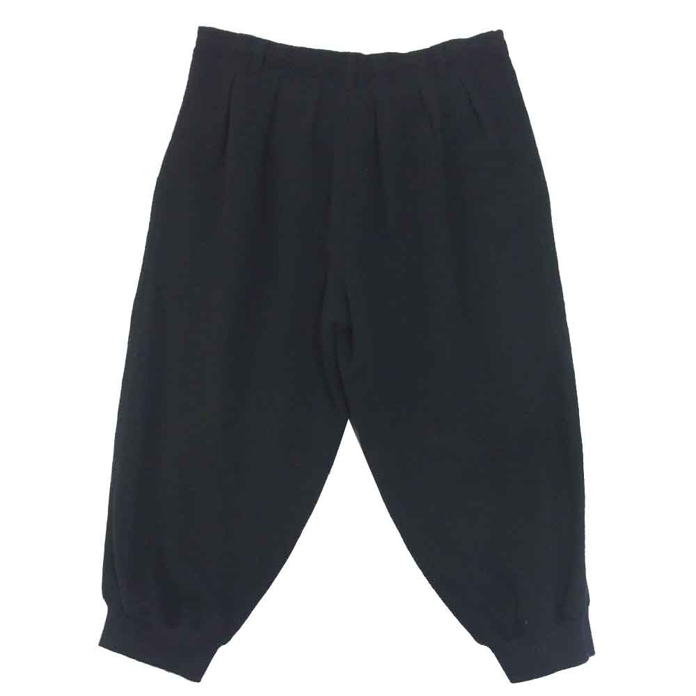 Yohji Yamamoto ヨウジヤマモト GR-P14-101 Ground-Y グラウンドワイ ヘム リブ バルーンパンツ ブラック系 3【新古品】【未使用】【中古】