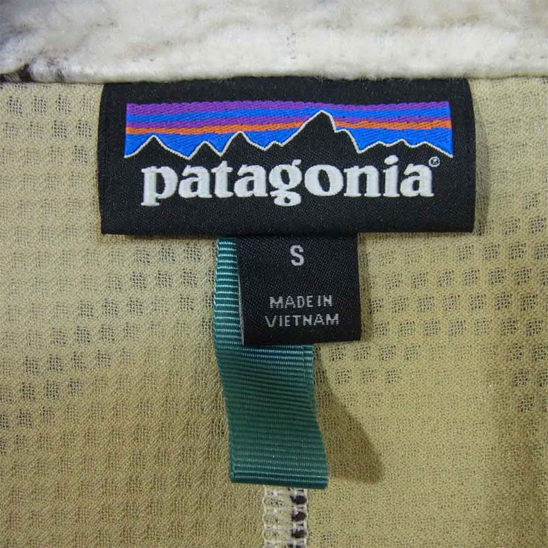 patagonia パタゴニア 23048 クラシック レトロX フリース ベスト ホワイト×ブラウン系 S【中古】