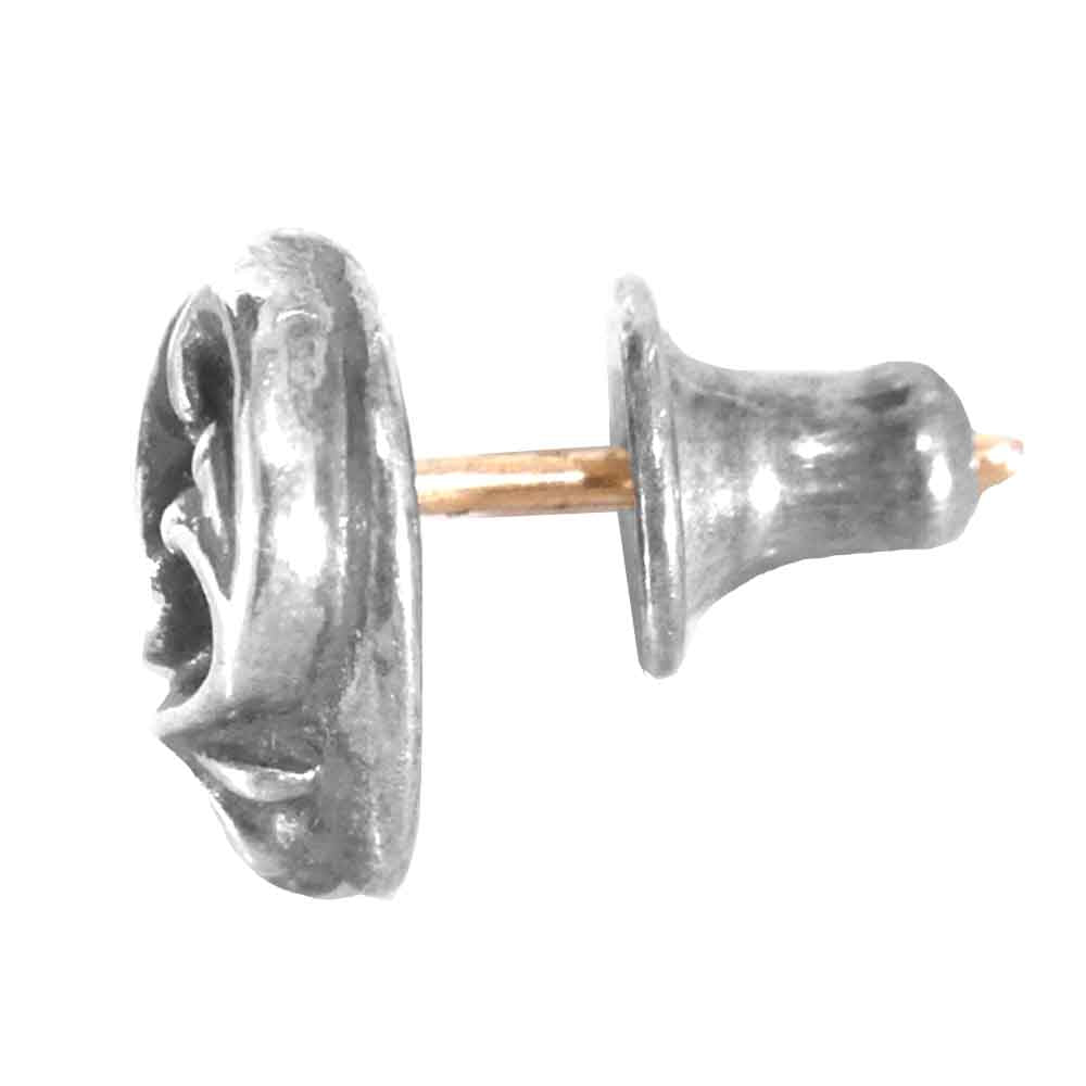 CHROME HEARTS クロムハーツ（原本有） STUD HEART ハート スタッド ピアス シルバー系【中古】