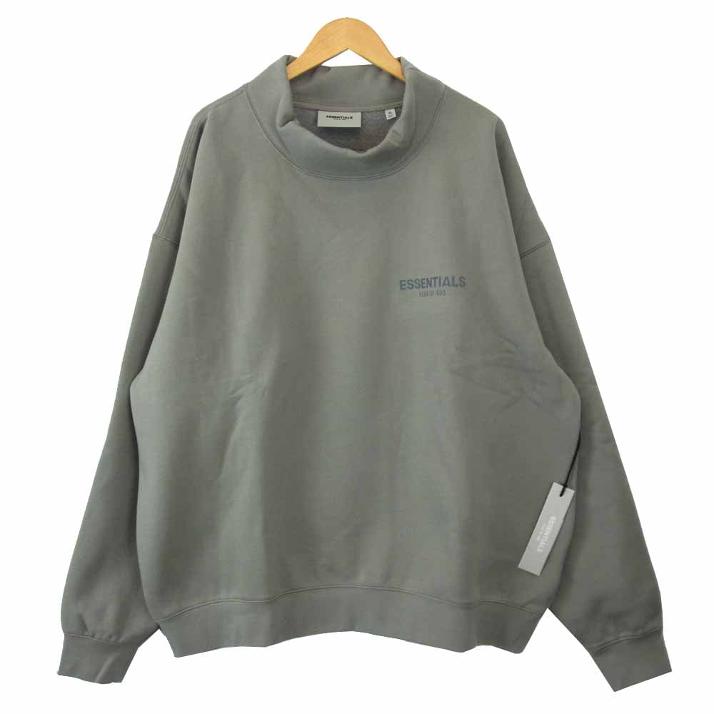 FEAR OF GOD フィアオブゴッド 192HO202033F ESSENTIALS エッセンシャルズ 胸ロゴ 裏起毛 スウェット トレーナー【新古品】【未使用】【中古】