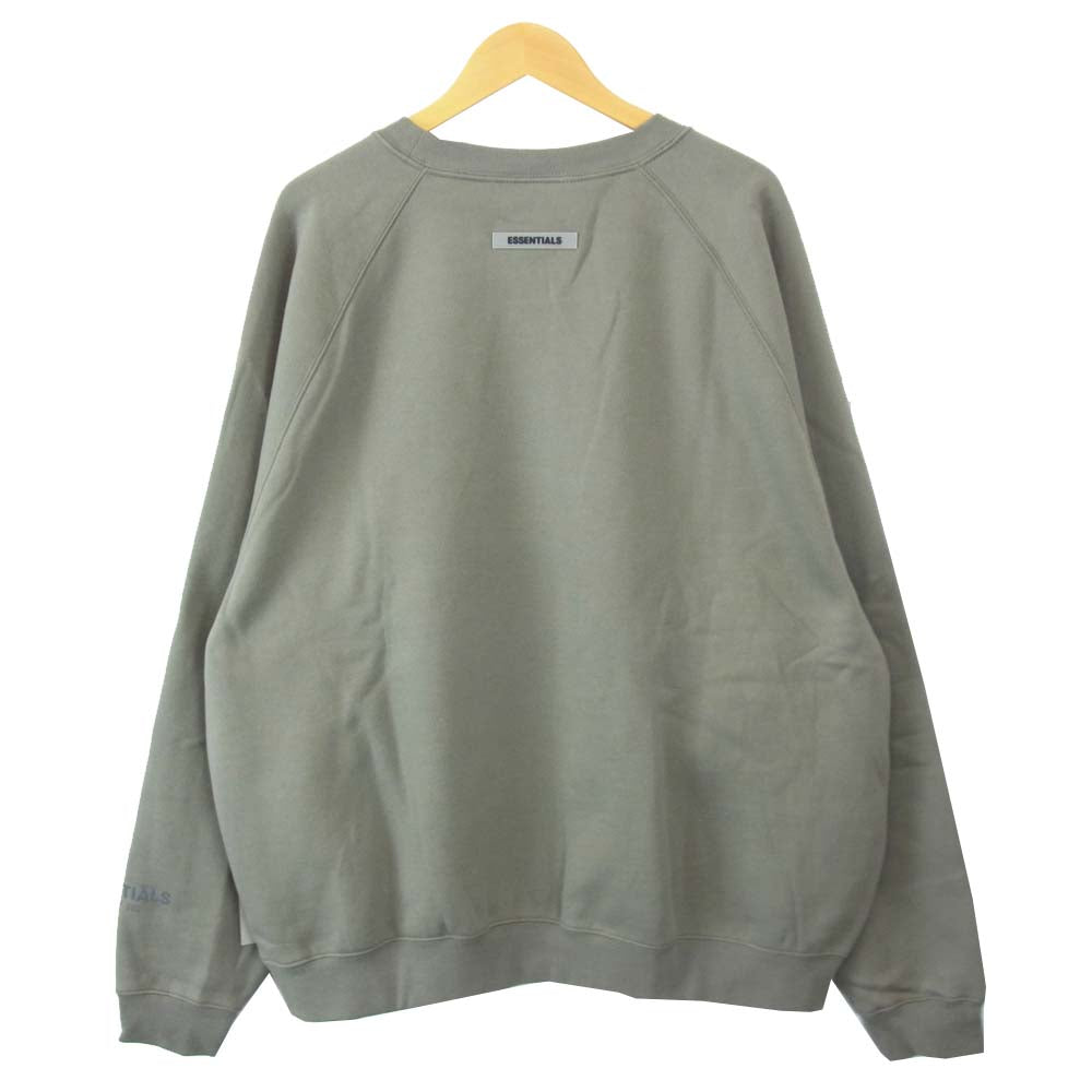 FEAR OF GOD フィアオブゴッド 192HO202013F ESSENTIALS エッセンシャルズ ロゴ クルーネック スウェット XL【新古品】【未使用】【中古】