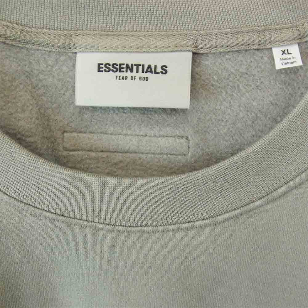 FEAR OF GOD フィアオブゴッド 192HO202013F ESSENTIALS エッセンシャルズ ロゴ クルーネック スウェット XL【新古品】【未使用】【中古】