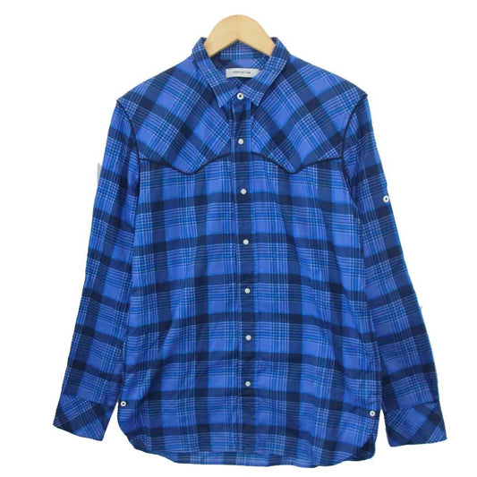 nonnative ノンネイティブ 15SS VNN-S2712 RANCHER SHIRT COTTON PIQUE CHECK ピケ コットン チェックシャツ マルチカラー系【中古】