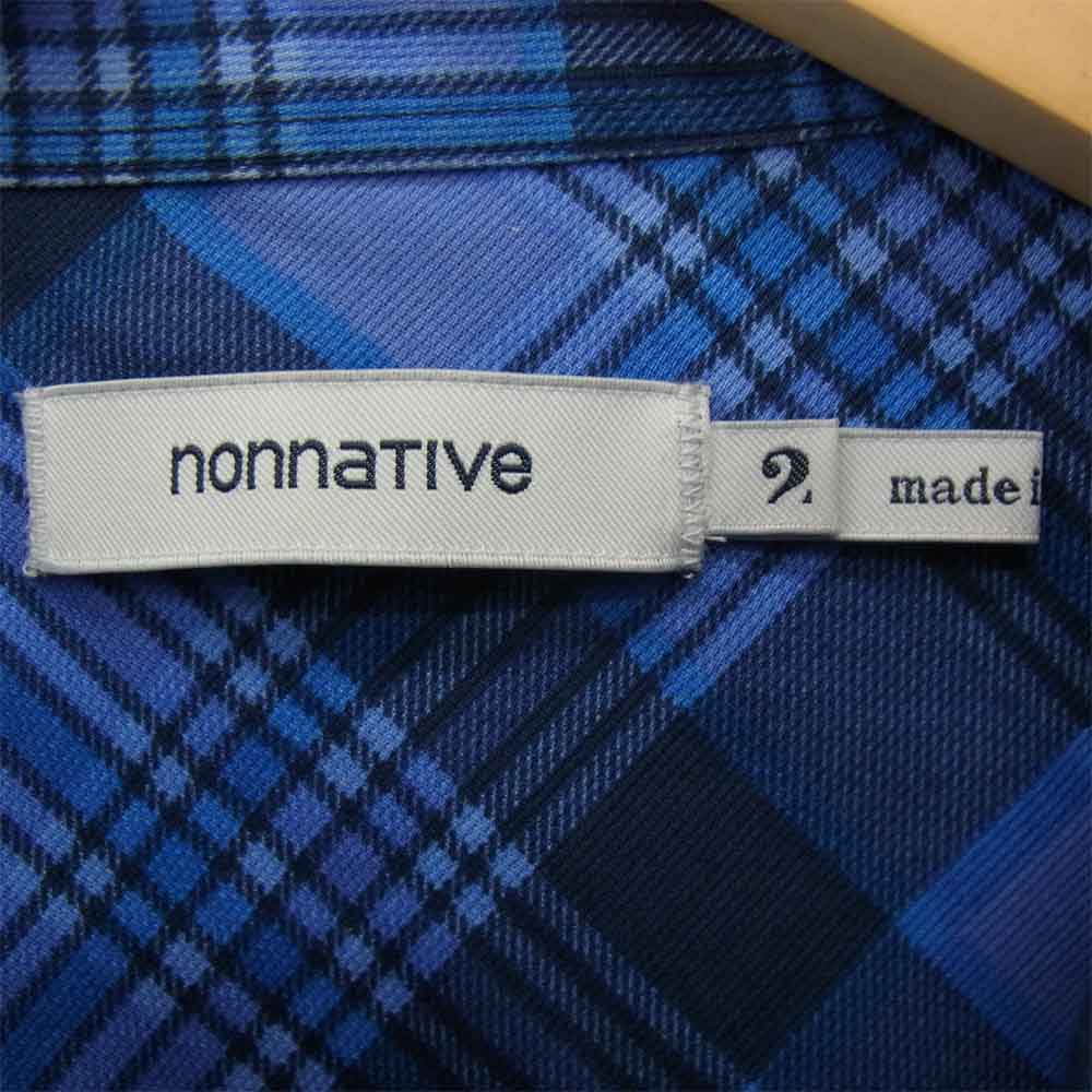 nonnative ノンネイティブ 15SS VNN-S2712 RANCHER SHIRT COTTON PIQUE CHECK ピケ コットン チェックシャツ マルチカラー系【中古】