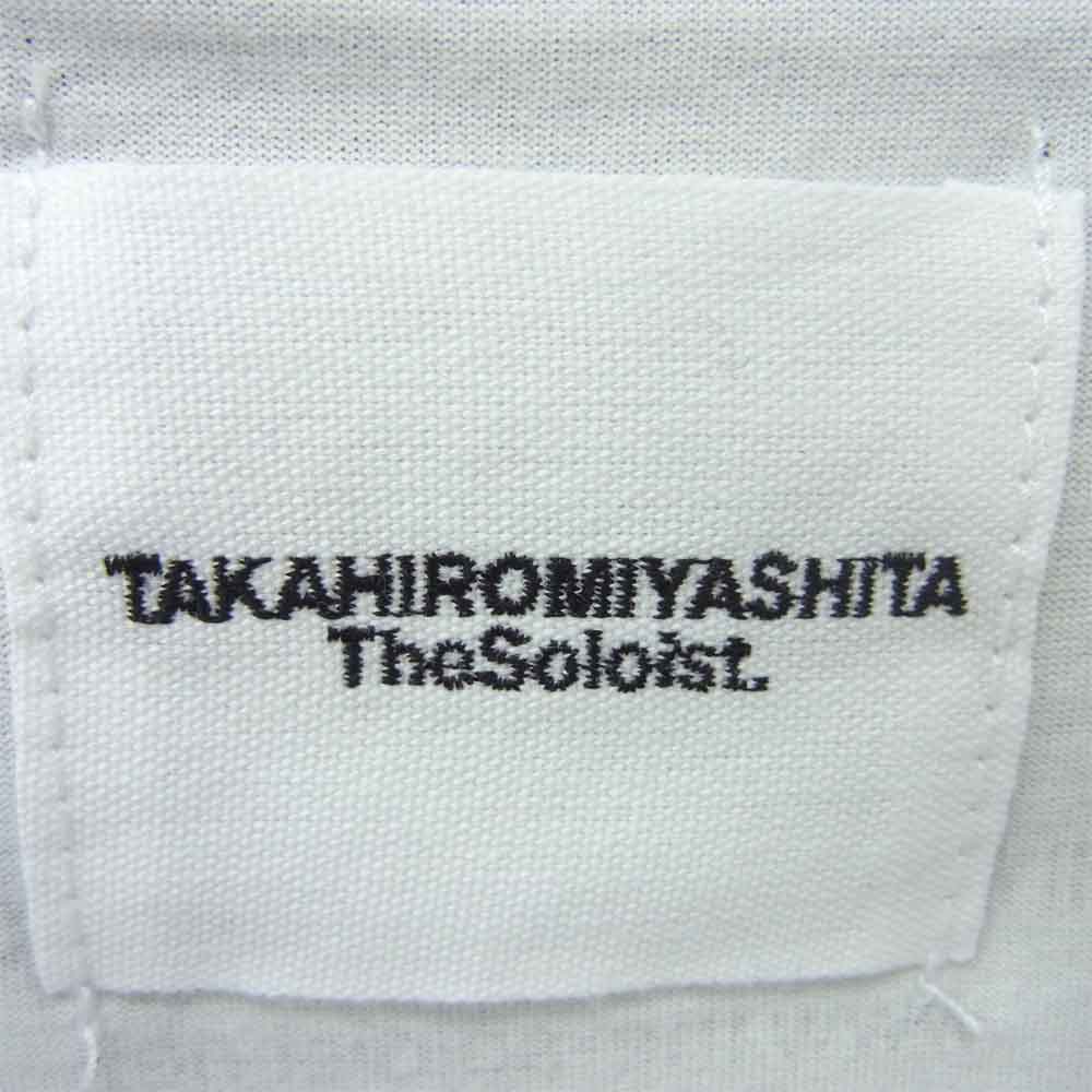 タカヒロミヤシタザソロイスト 15AW 0015AW16 INTRO ギター プリント 半袖 Tシャツ ホワイト系 48【極上美品】【中古】