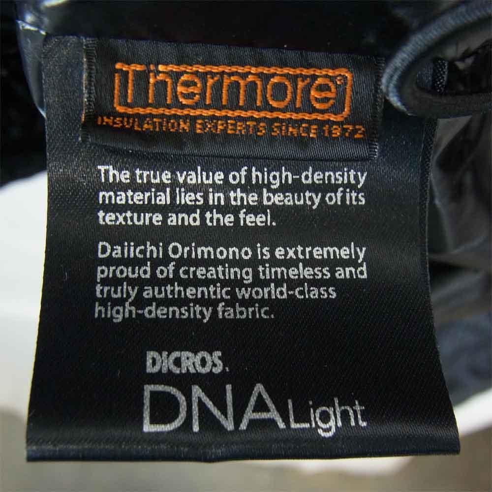 nonnative ノンネイティブ 19AW NN-JU3609 CARPENTER PUFF JACKET POLY DICROS DNA LIGHT カーペンター パフ ジャケット ブラック系【美品】【中古】