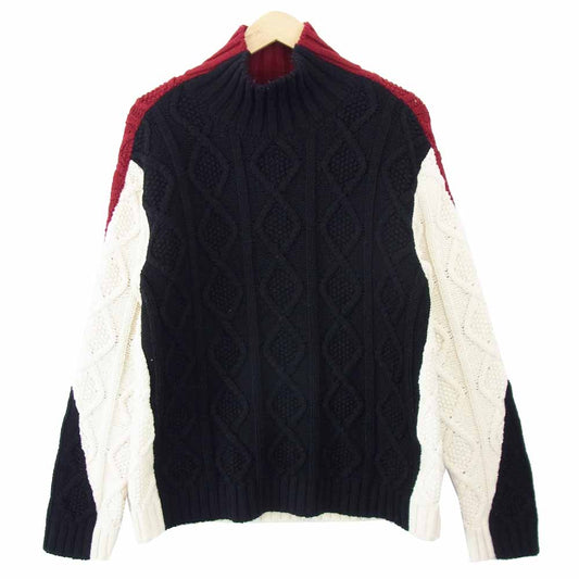 ファセッタズム PIPPA-KN-U04 HIGH NECK ARAN SWEATER ハイネック アラン ニット セーター 5【中古】