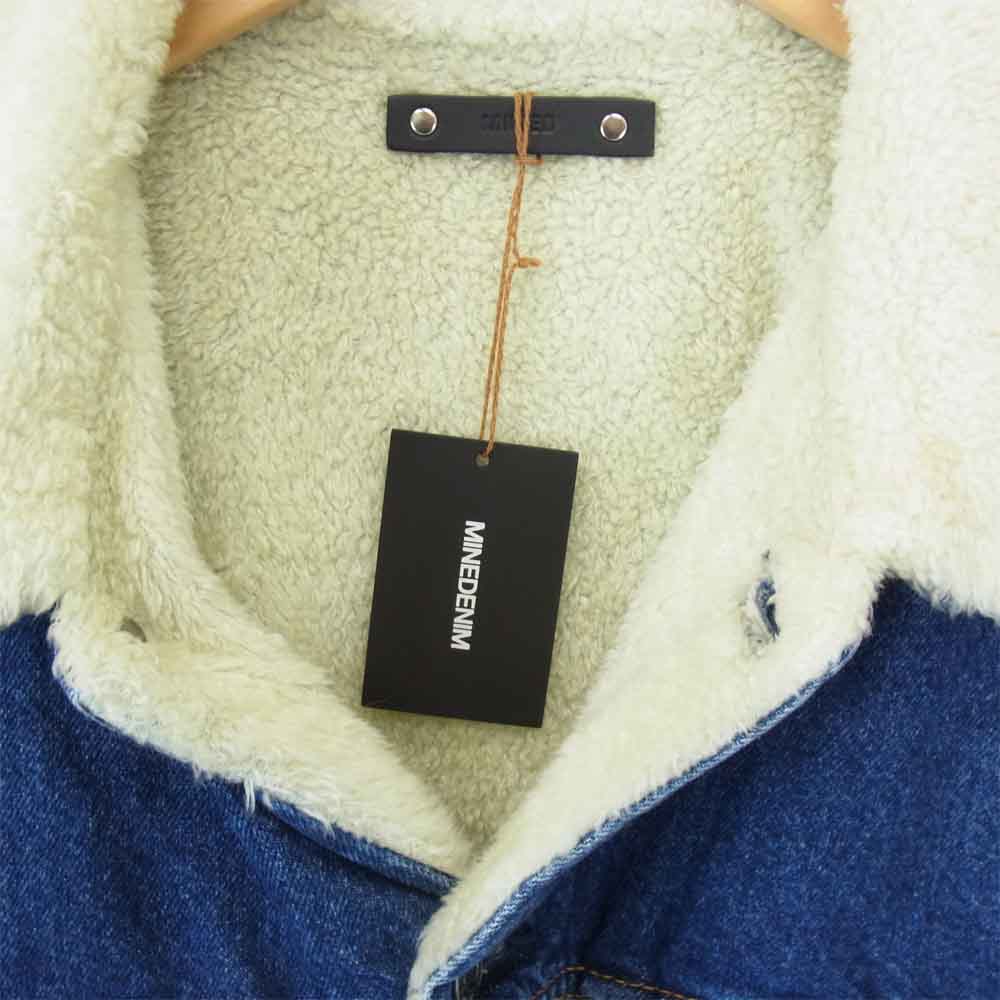 ウィンダンシー 20MND-WAS001 MINEDENIM マインデニム DENIM VOA GJKT デニム ボア ジャケット インディゴブルー系 4【極上美品】【中古】