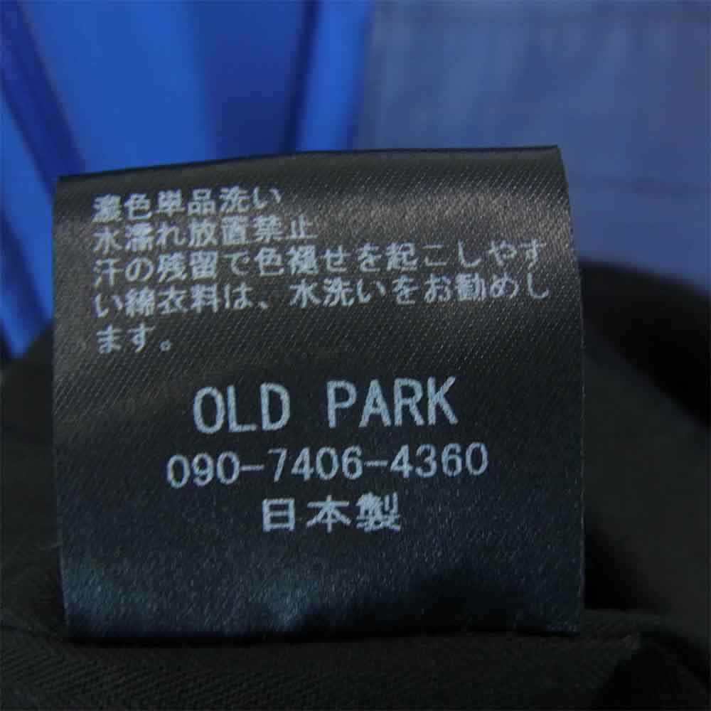 オールドパーク 20AW FLIGHT JACKET OUTDOOR フライト ジャケット アウトドア  ブルー系 L【新古品】【未使用】【中古】