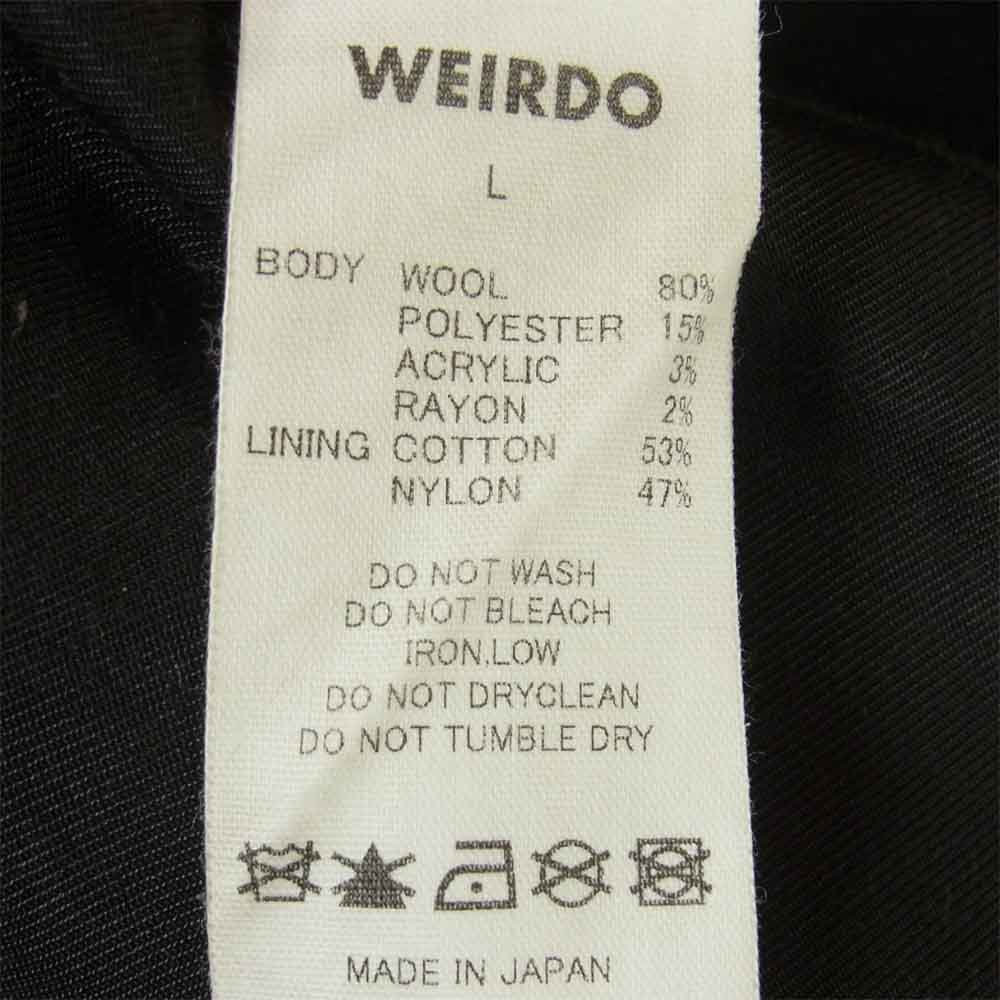 WEIRDO ウィアード WRD-16-AW-06 FUCK U VEST ファックユー ベスト カーキ系 L【中古】