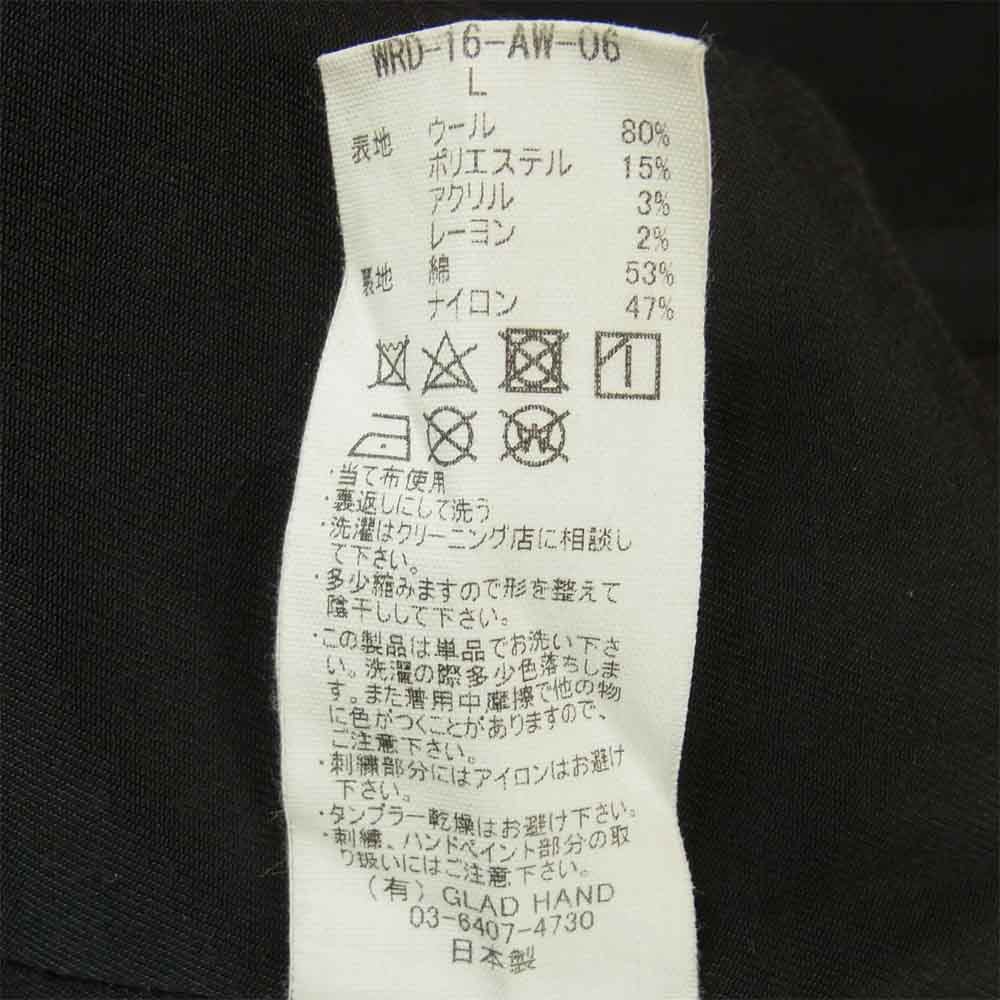WEIRDO ウィアード WRD-16-AW-06 FUCK U VEST ファックユー ベスト カーキ系 L【中古】