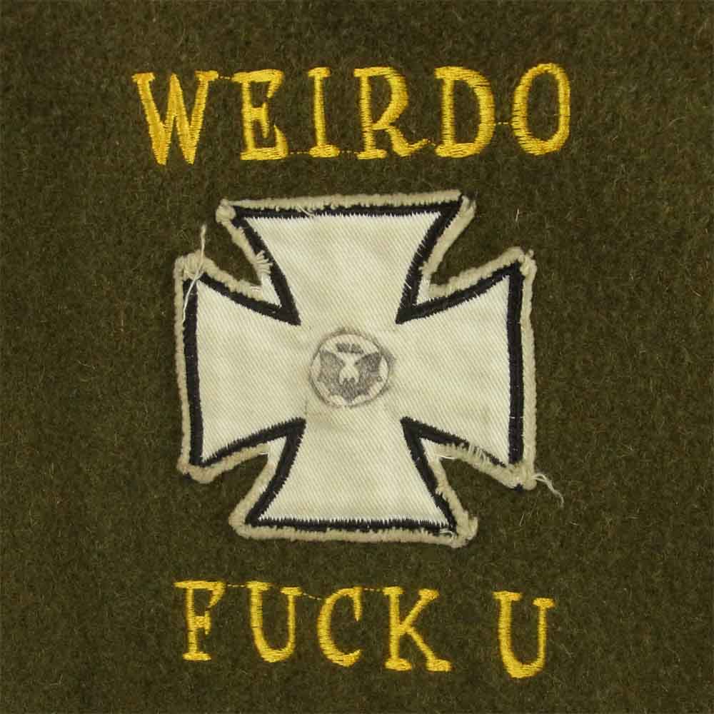 WEIRDO ウィアード WRD-16-AW-06 FUCK U VEST ファックユー ベスト カーキ系 L【中古】