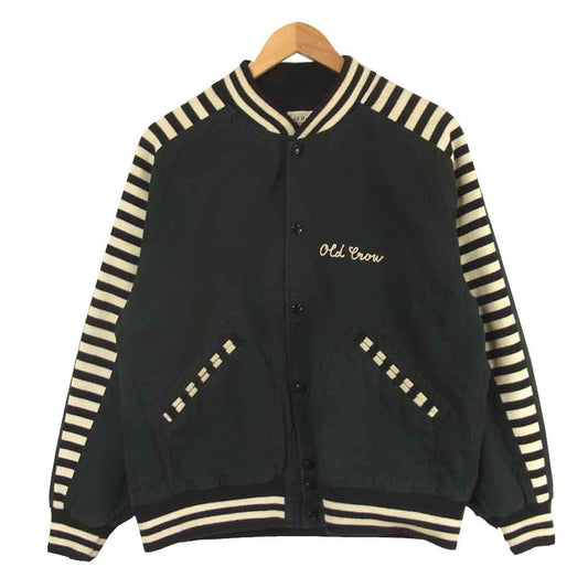オールドクロウ 18SS OCW-18-SS-01 MADE by GLAD HAND & Co. グラッドハンド Racing Jacket レーシング ジャケット ブラック系 XL【中古】