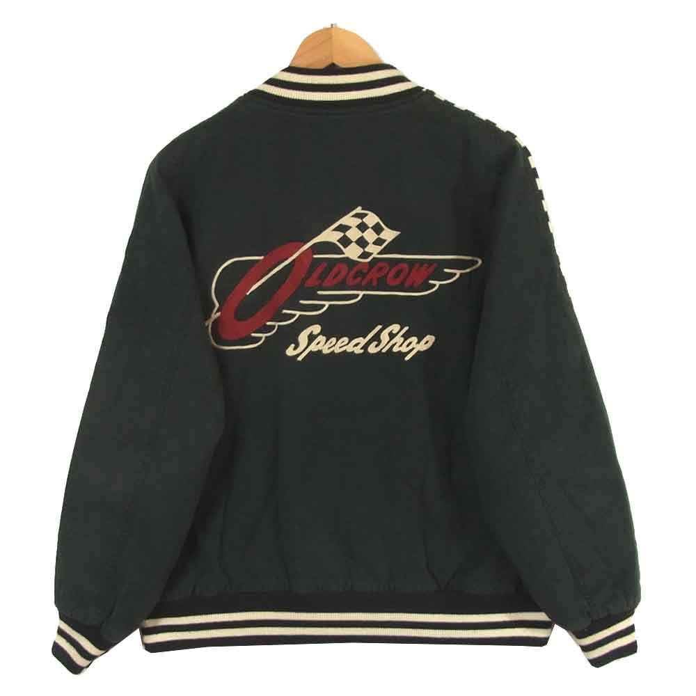 オールドクロウ 18SS OCW-18-SS-01 MADE by GLAD HAND & Co. グラッドハンド Racing Jacket レーシング ジャケット ブラック系 XL【中古】