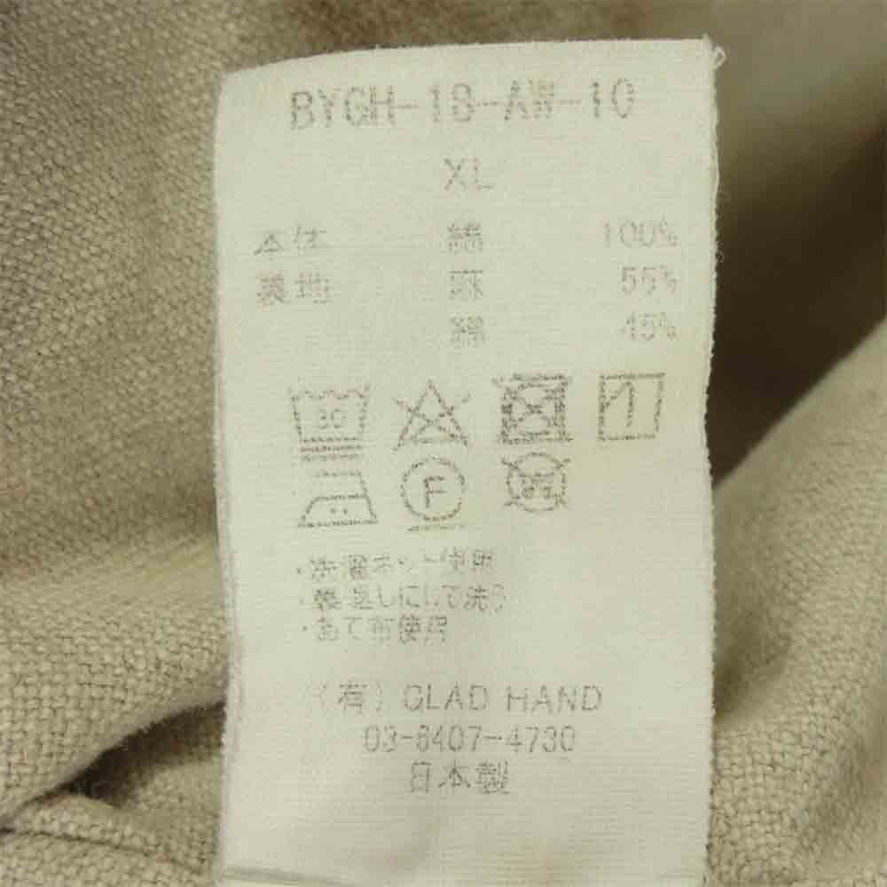 BY GLADHAND バイグラッドハンド 18AW BYGH-18-AW-10 Migrant ミグラント ジャケット グレー系 XL【中古】