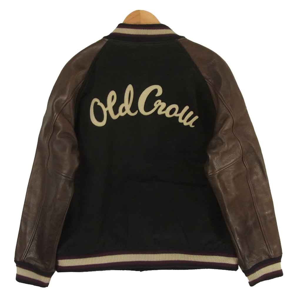 オールドクロウ 18AW OC-18-AW-04 MADE by GLAD HAND & Co. グラッドハンド Rodder Club Jacket ロッダー クラブ ジャケット ブラック系 ブラウン系 XL【中古】