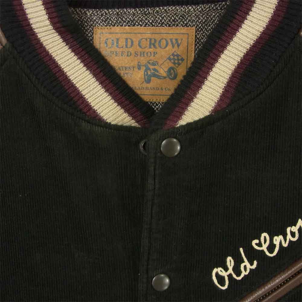 オールドクロウ 18AW OC-18-AW-04 MADE by GLAD HAND & Co. グラッドハンド Rodder Club Jacket ロッダー クラブ ジャケット ブラック系 ブラウン系 XL【中古】