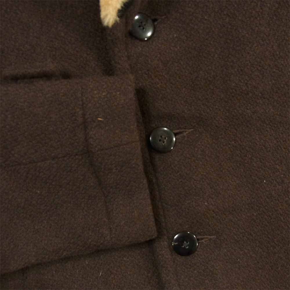 BY GLADHAND バイグラッドハンド BYGH-16AW-05 GLADDEN DONKEY COAT 襟リアルムートン ドンキー コート ブラウン系 L【中古】