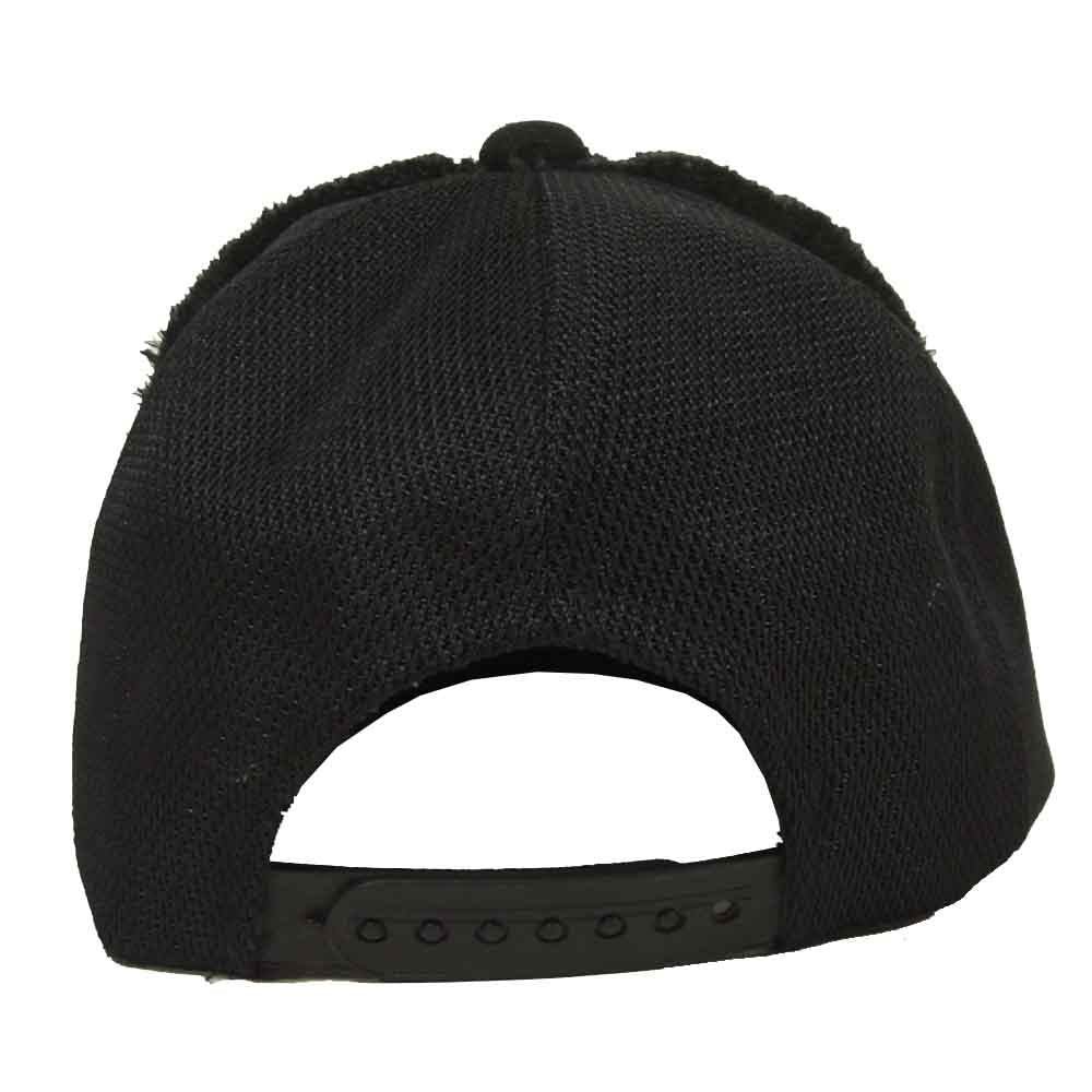 AKM エイケイエム ロゴ メッシュ キャップ コットン ブラック系【中古】