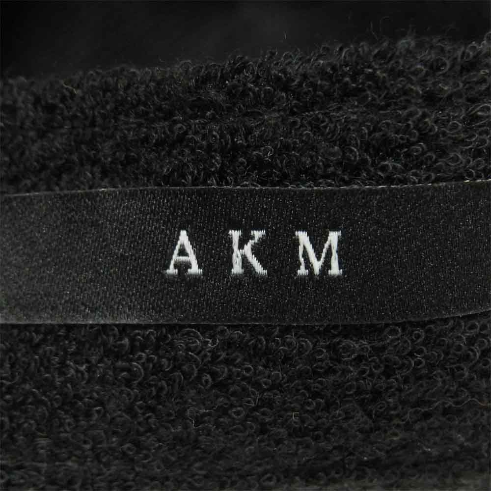 AKM エイケイエム ロゴ メッシュ キャップ コットン ブラック系【中古】