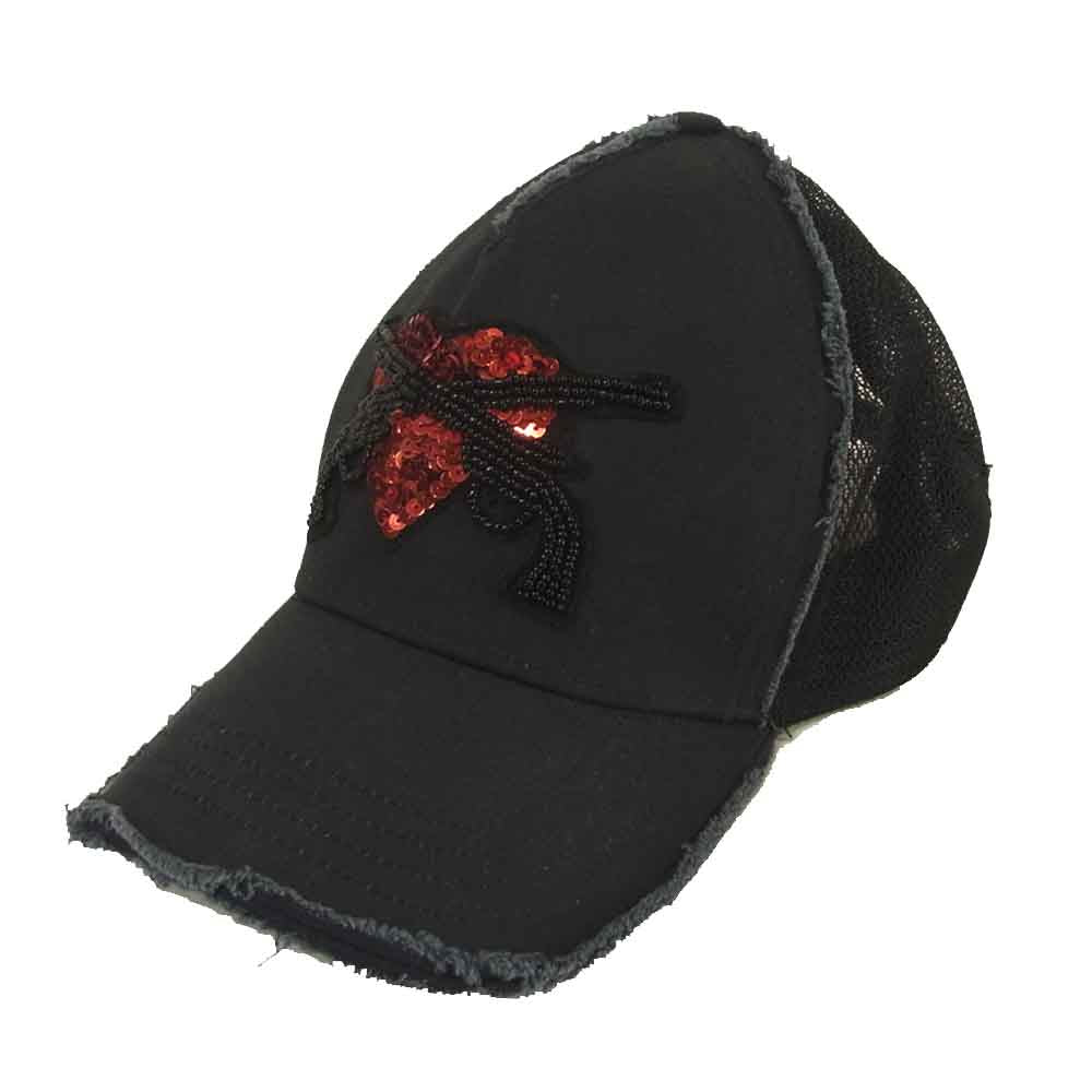 ROAR ロアー 13SRQ-YK01 YOSHINORI KOTAKE ヨシノリ コタケ B.B CAP メッシュ キャップ ブラック系 1【中古】