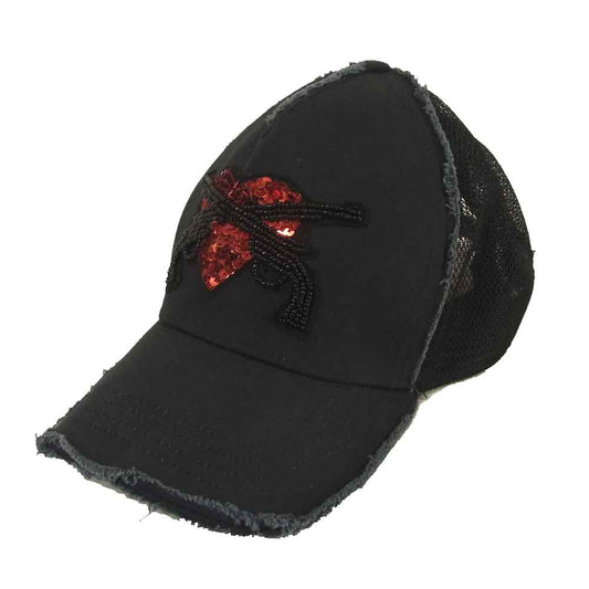 ROAR ロアー 13SRQ-YK01 YOSHINORI KOTAKE ヨシノリ コタケ B.B CAP メッシュ キャップ ブラック系 1【中古】