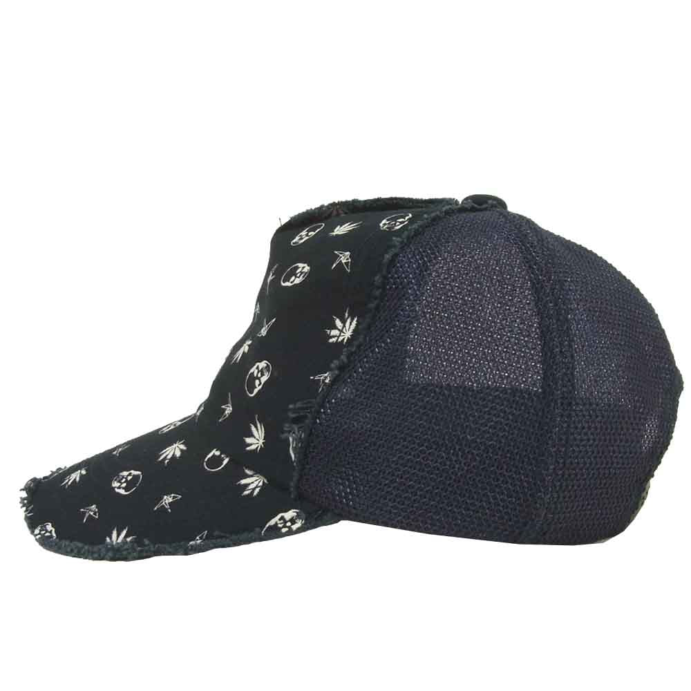 ウノ ピゥ ウノ ウグァーレ トレ lucien pellat-finet ルシアンペラフィネ original monogram cap オリジナル モノグラム メッシュ キャップ ダークネイビー系 フリー【中古】