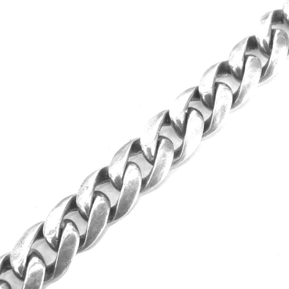 CHROME HEARTS クロムハーツ（原本無） 2クリップ ショート クラシック リンク ウォレットチェーン シルバー系 約41cm【中古】