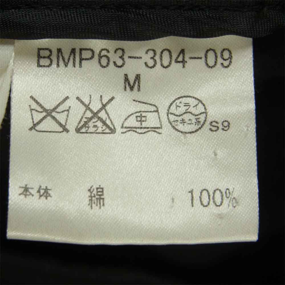 BURBERRY BLACK LABEL バーバリーブラックレーベル BMP63-304-09 ミリタリー シャツ ジャケット 襟ワイヤー ノバチェック ブラック系 M【中古】