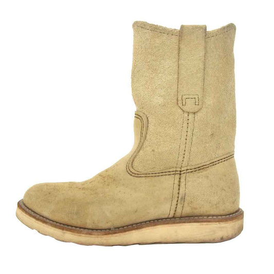 RED WING レッドウィング 8168 Pecos Boots ペコス ブーツ スエード ベージュ系【中古】