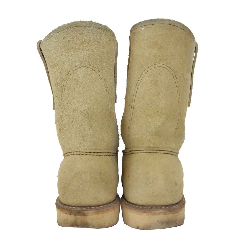 RED WING レッドウィング 8168 Pecos Boots ペコス ブーツ スエード ベージュ系【中古】