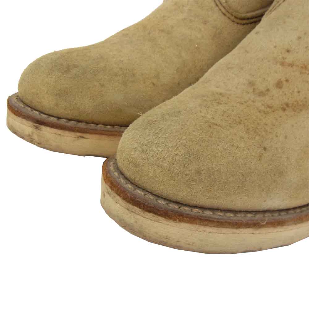 RED WING レッドウィング 8168 Pecos Boots ペコス ブーツ スエード ベージュ系【中古】