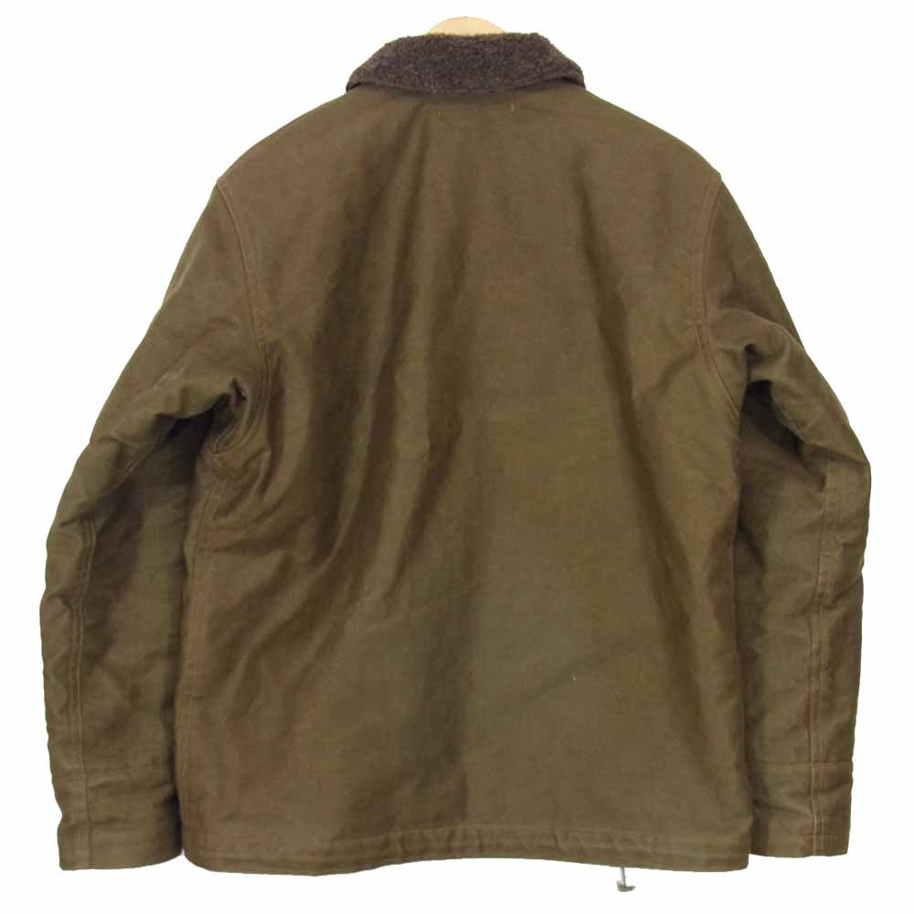 COLIMBO コリンボ ZS-0132 N-1 DECK JACKET OBSERVER JACKET デッキジャケット オブザーバージャケット カーキ系 42【新古品】【未使用】【中古】