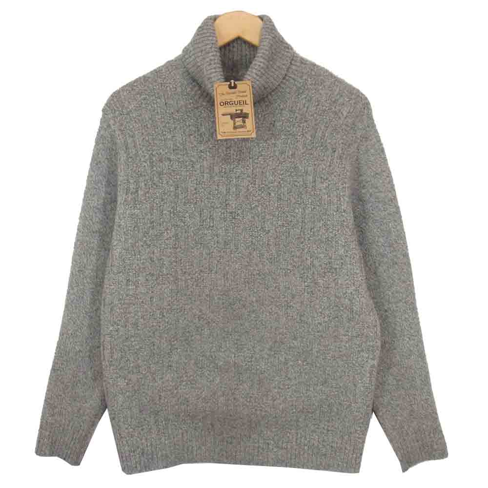 ORGUEIL オルゲイユ OR-4123 TURTLENECK SWEATER タートルネック セーター グレー系 38【美品】【中古】