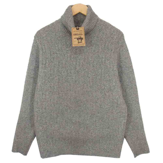 ORGUEIL オルゲイユ OR-4123 TURTLENECK SWEATER タートルネック セーター グレー系 38【美品】【中古】