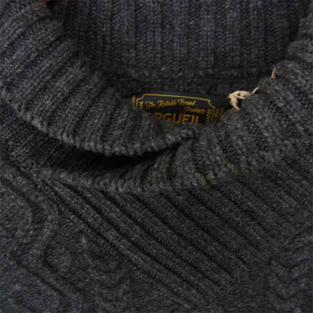 ORGUEIL オルゲイユ OR-4172 Pullover Knit プルオーバー ニット セーター グレー系 38【美品】【中古】