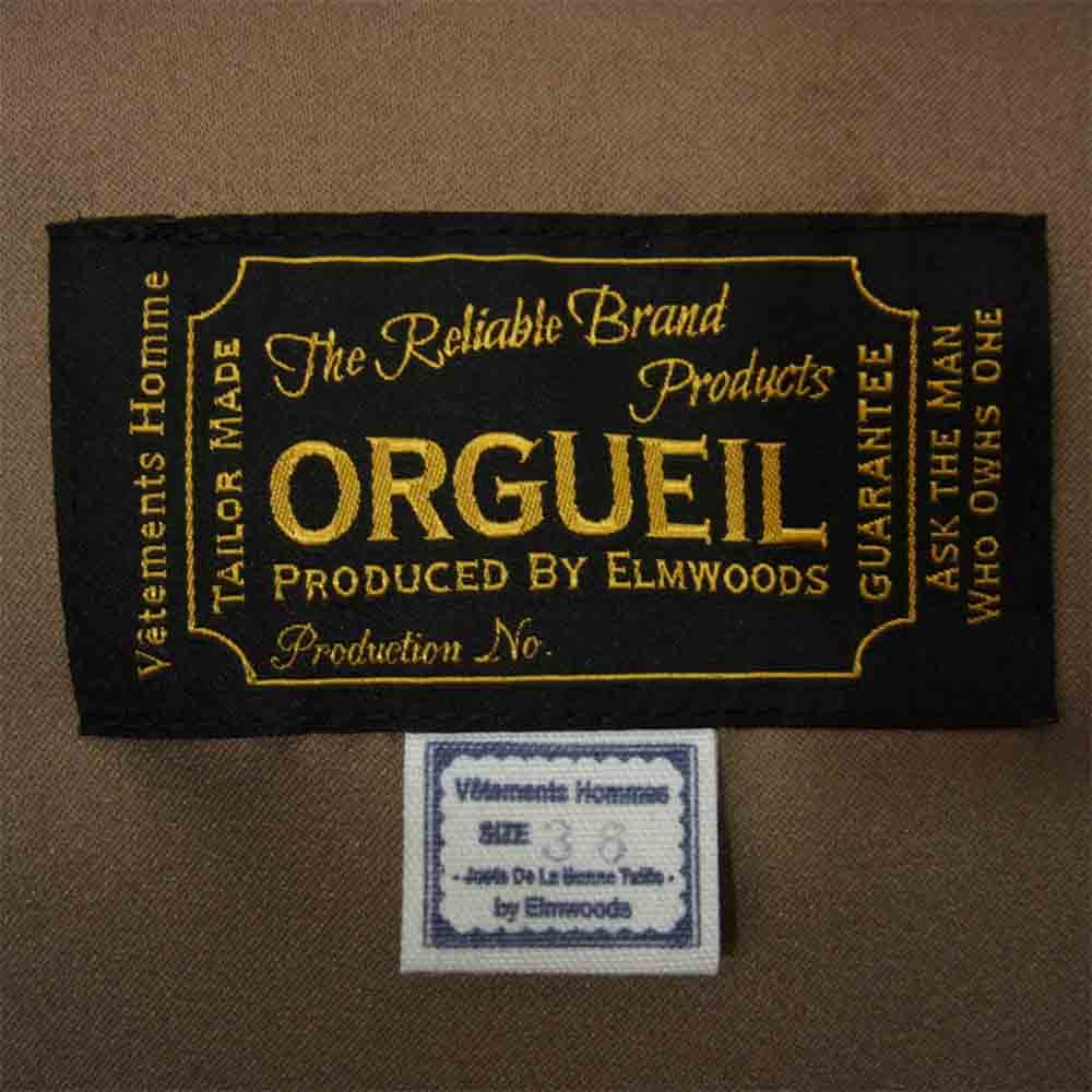 ORGUEIL オルゲイユ OR-4176A Whipcord Sports Jacket ウィップコード スポーツ ジャケット スウィングトップ カーキ系 36【極上美品】【中古】