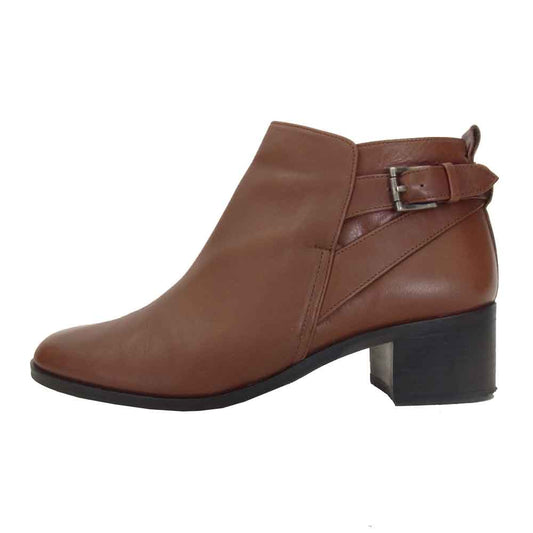 MARGARET HOWELL マーガレットハウエル 2245 ベルト付き ショート ブーツ ブラウン系 23.0cm【中古】