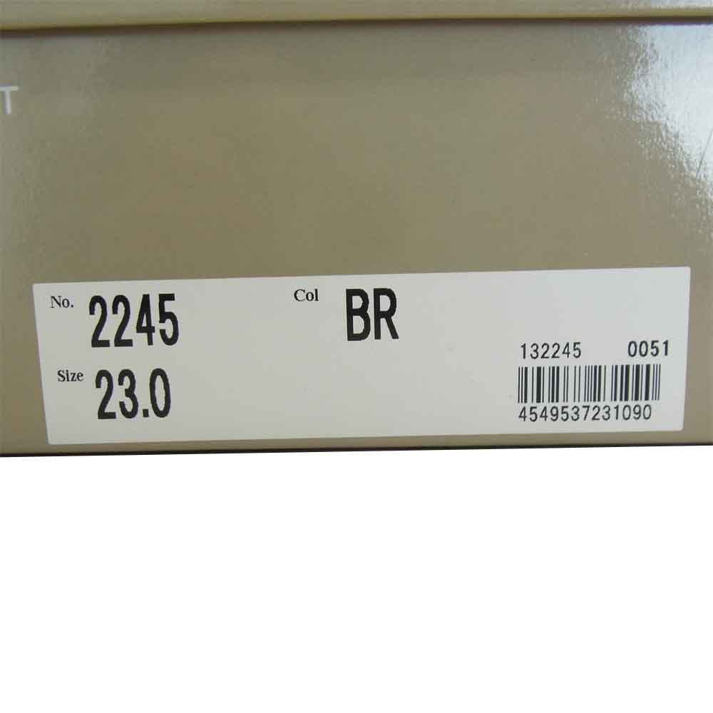 MARGARET HOWELL マーガレットハウエル 2245 ベルト付き ショート ブーツ ブラウン系 23.0cm【中古】