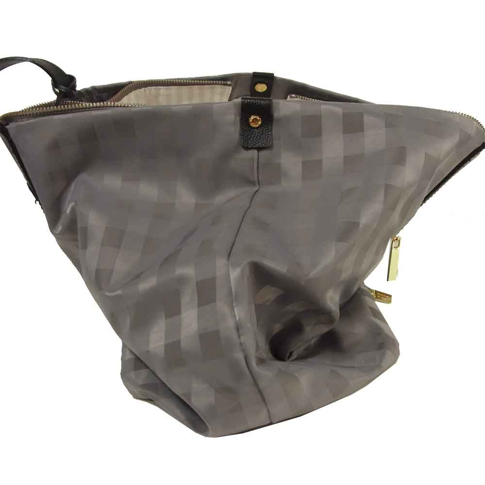 MACKINTOSH PHILOSOPHY マッキントッシュフィロソフィー ナイロン トート バッグ グレー系【美品】【中古】