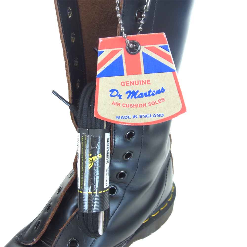 Dr.Martens ドクターマーチン 英国製 14ホール ブーツ ブラック系 9【美品】【中古】